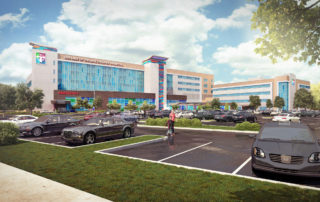Rendering of Our Lady of the Lake Hospital in Baton Rouge, Louisiana